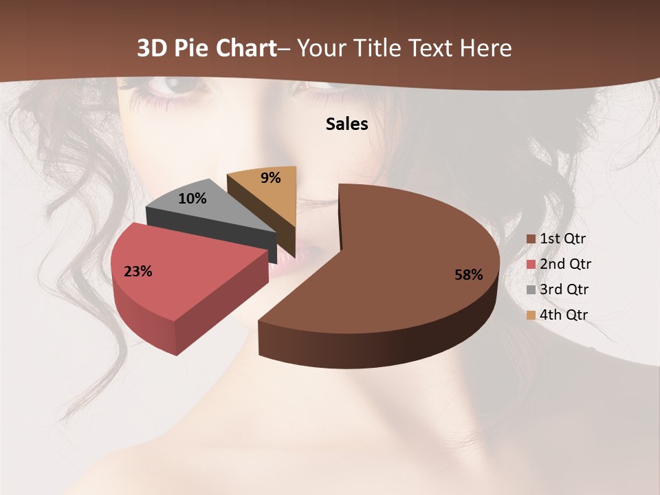 Closeup Glamour Make PowerPoint Template