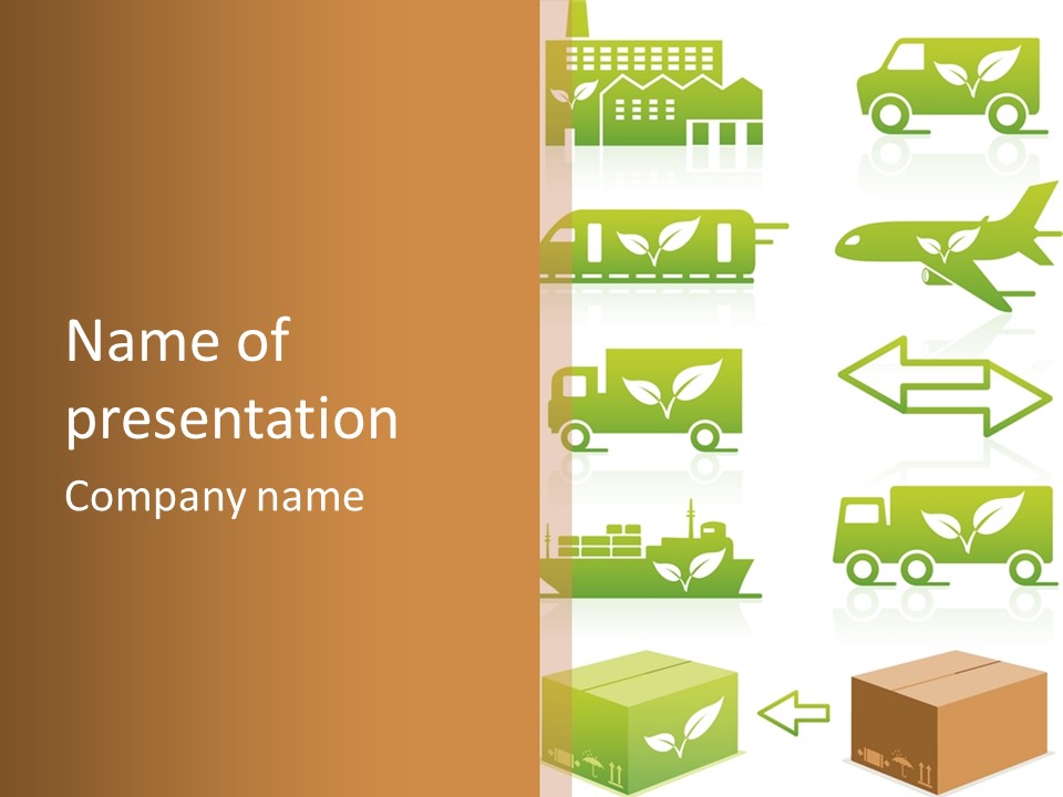 Heavy Truck Chloride PowerPoint Template