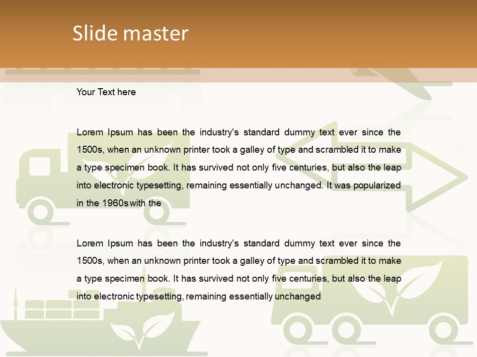 Heavy Truck Chloride PowerPoint Template