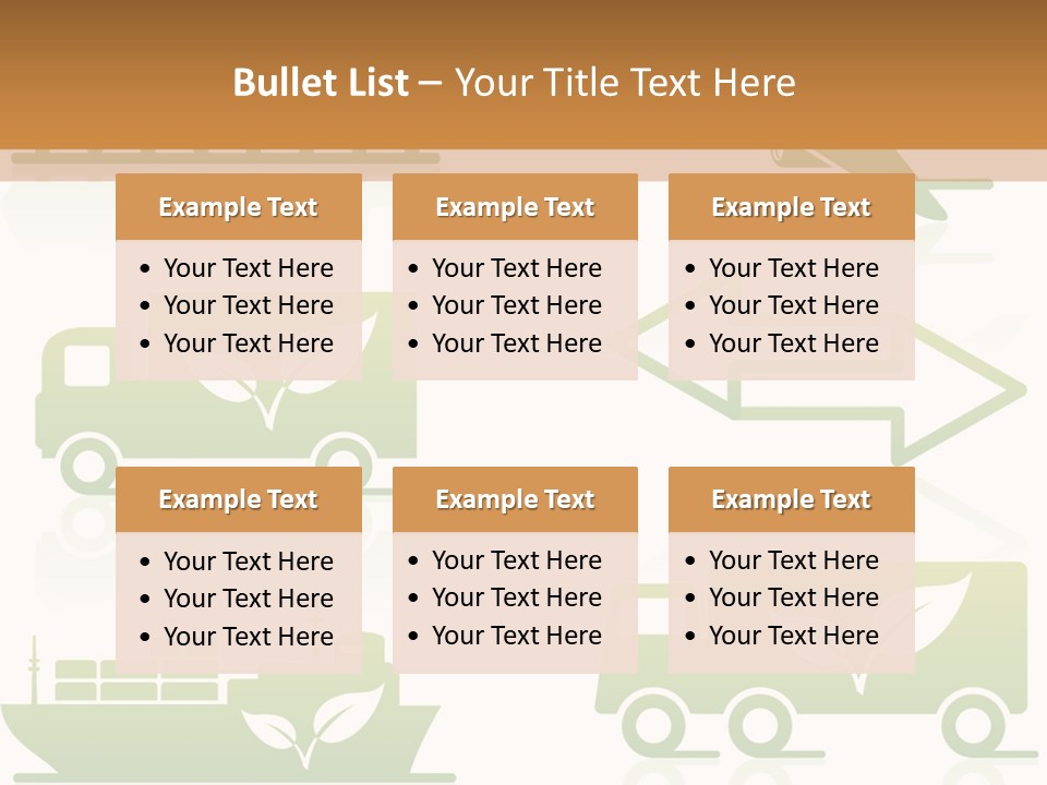 Heavy Truck Chloride PowerPoint Template