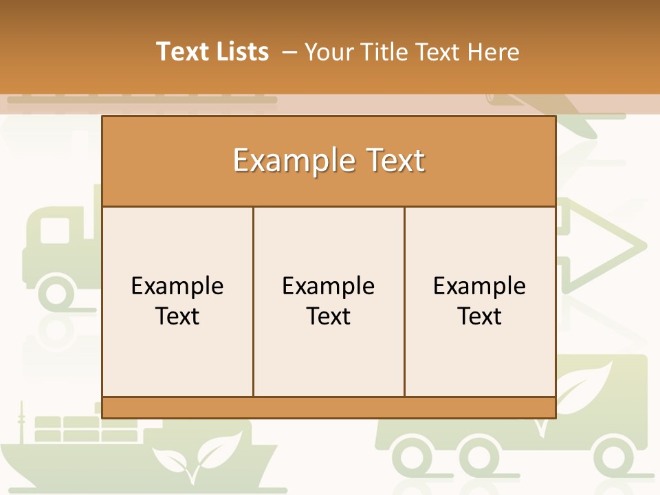 Heavy Truck Chloride PowerPoint Template