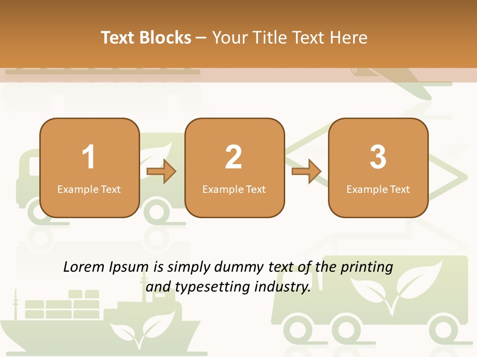 Heavy Truck Chloride PowerPoint Template