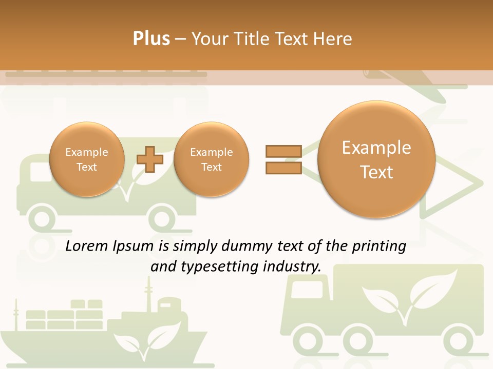Heavy Truck Chloride PowerPoint Template