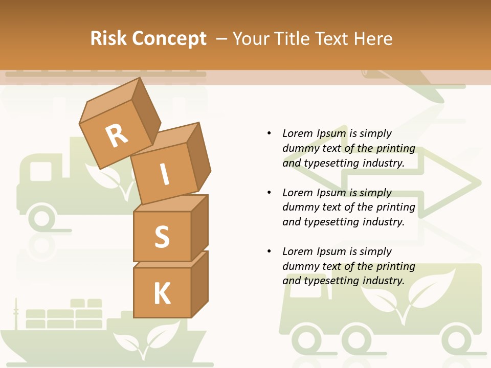 Heavy Truck Chloride PowerPoint Template