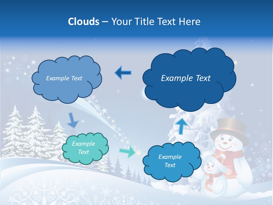 Wallpaper Greeting Eve PowerPoint Template