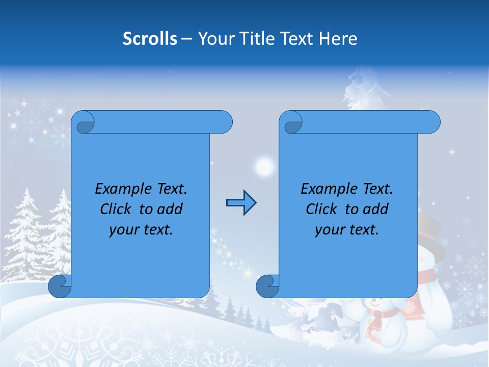 Wallpaper Greeting Eve PowerPoint Template
