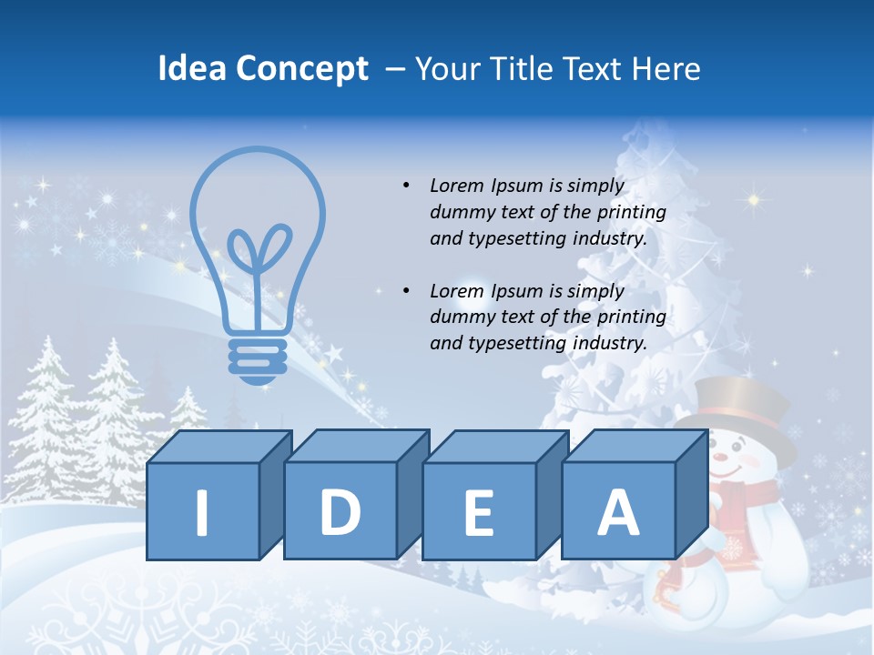 Wallpaper Greeting Eve PowerPoint Template