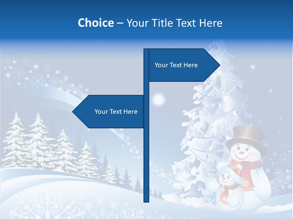 Wallpaper Greeting Eve PowerPoint Template