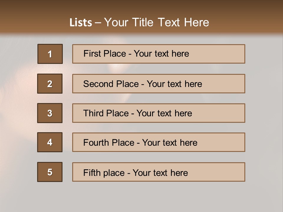 Glamour Fashion Female PowerPoint Template