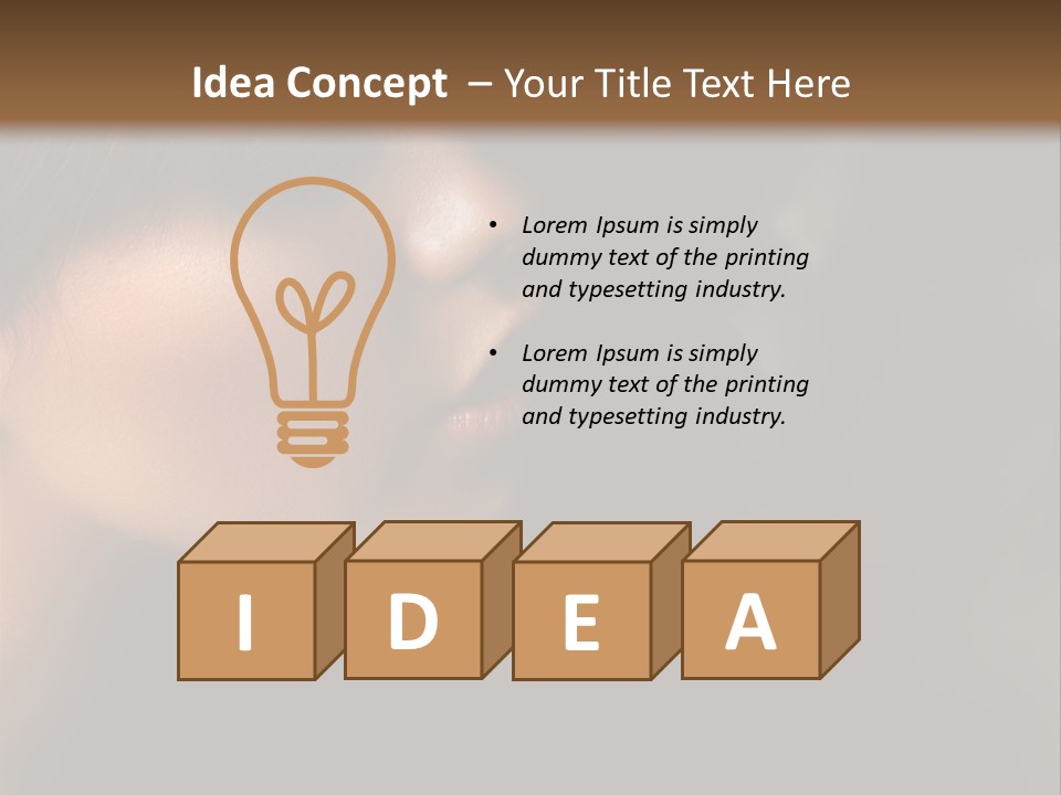 Glamour Fashion Female PowerPoint Template