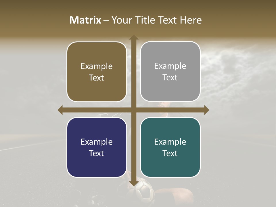 Portrait Beauty Storm PowerPoint Template