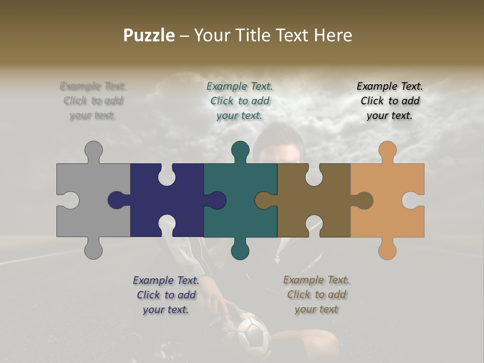 Portrait Beauty Storm PowerPoint Template