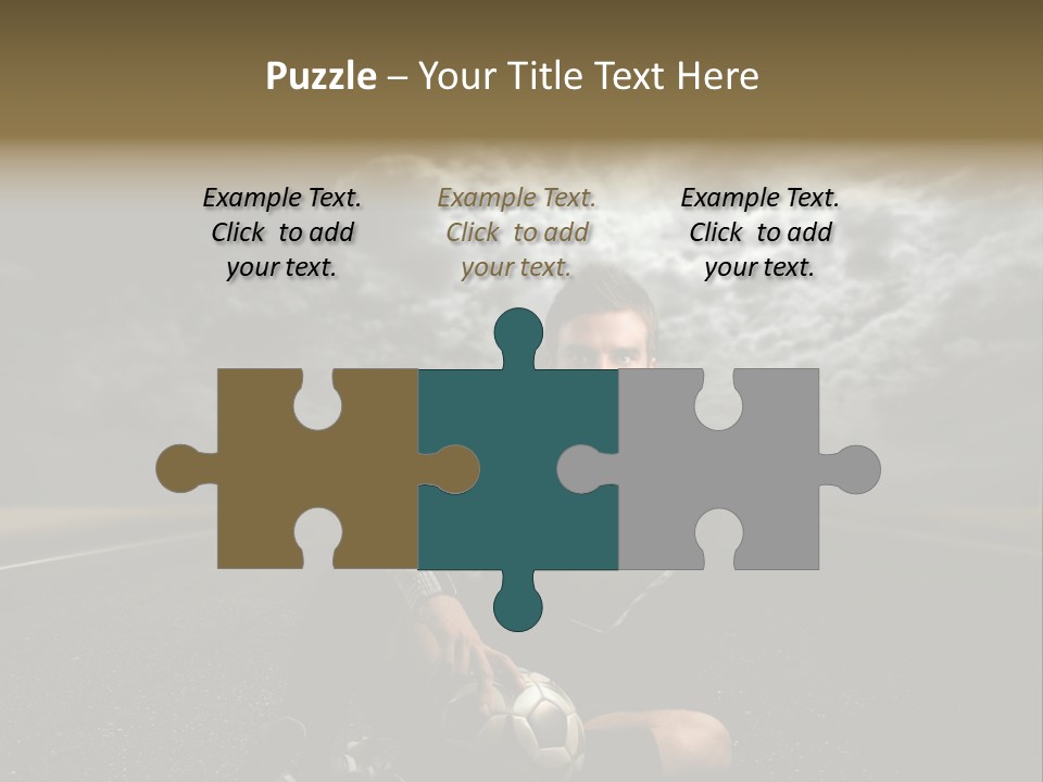 Portrait Beauty Storm PowerPoint Template