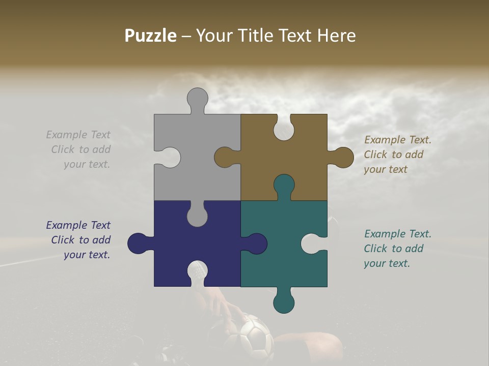 Portrait Beauty Storm PowerPoint Template