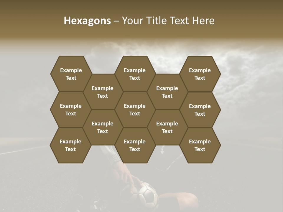 Portrait Beauty Storm PowerPoint Template