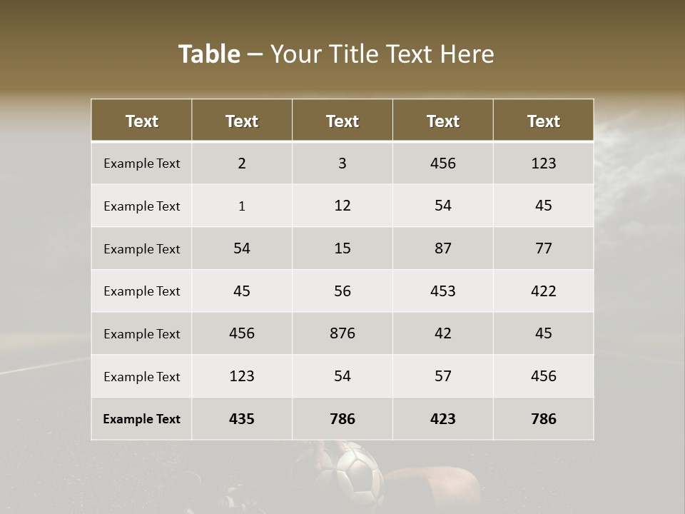 Portrait Beauty Storm PowerPoint Template