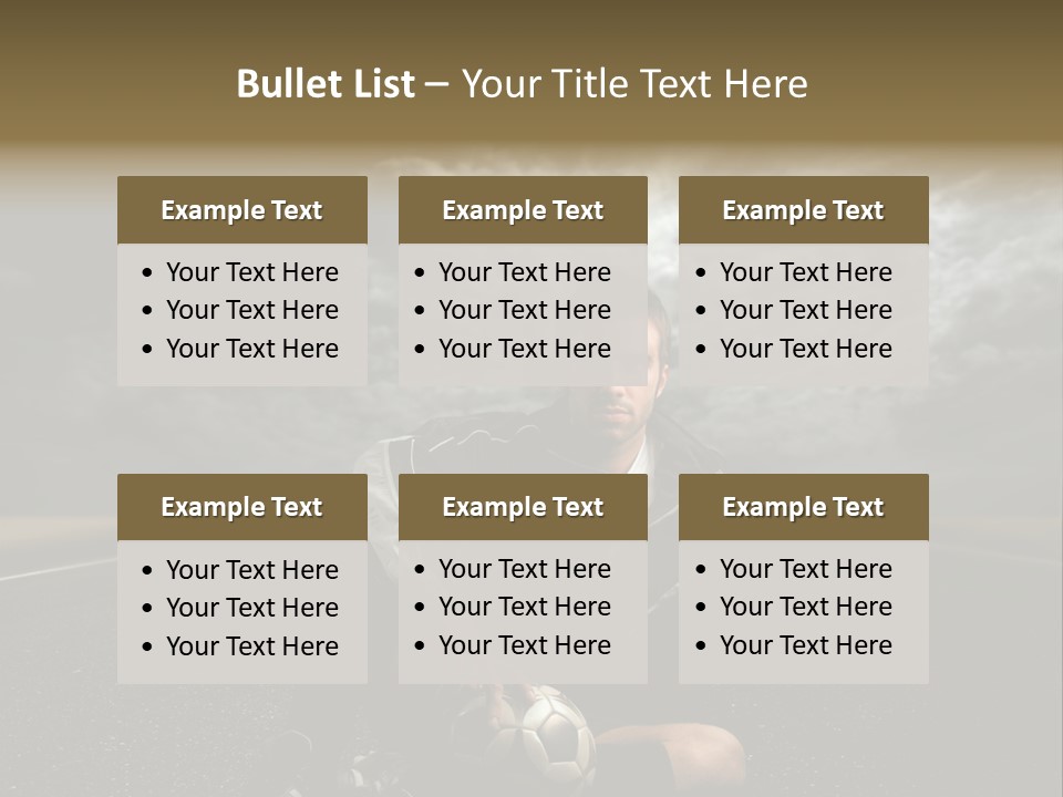 Portrait Beauty Storm PowerPoint Template