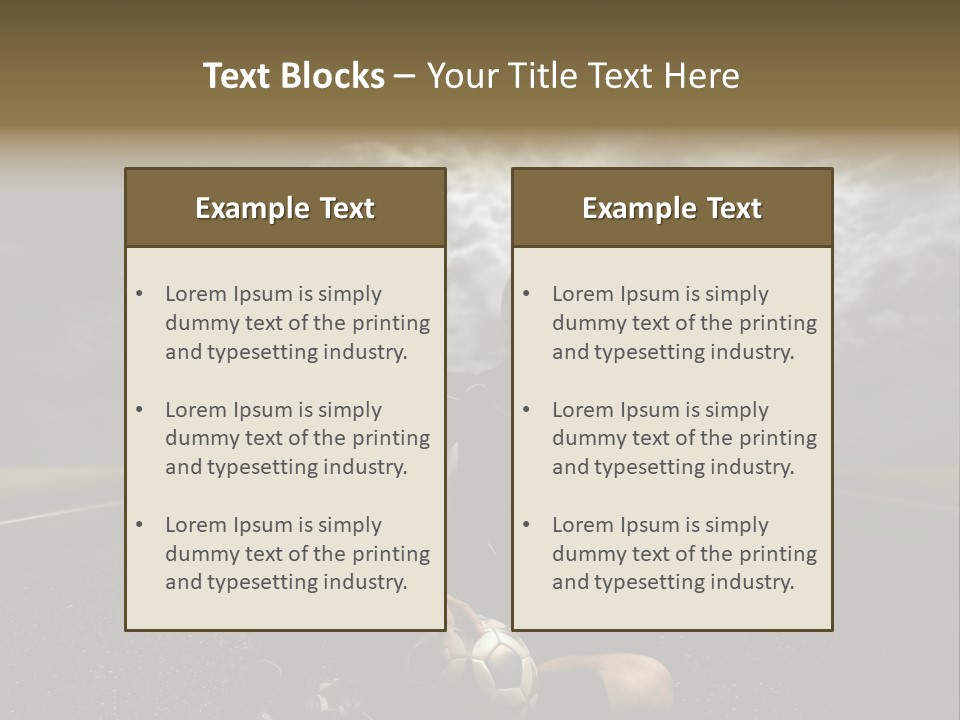 Portrait Beauty Storm PowerPoint Template