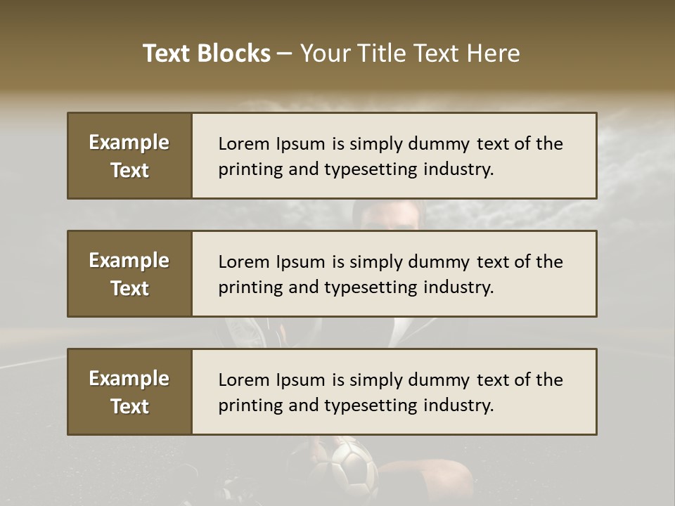 Portrait Beauty Storm PowerPoint Template