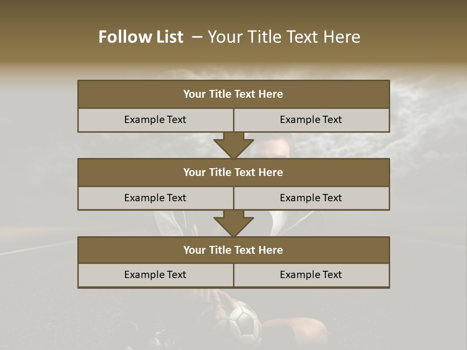 Portrait Beauty Storm PowerPoint Template