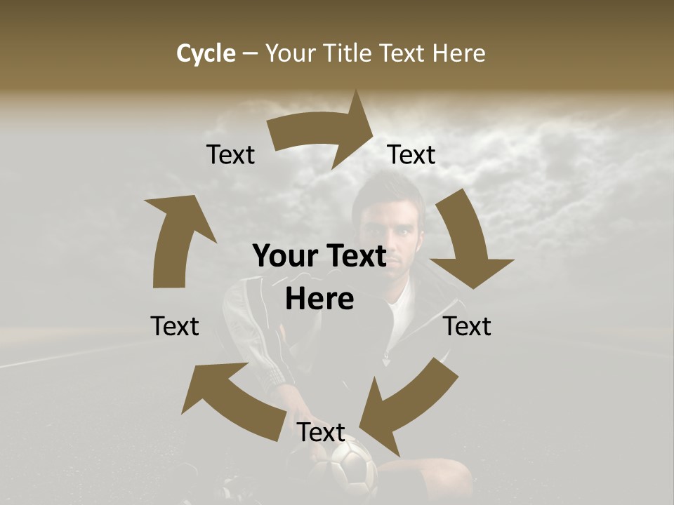 Portrait Beauty Storm PowerPoint Template