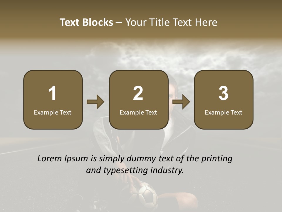 Portrait Beauty Storm PowerPoint Template