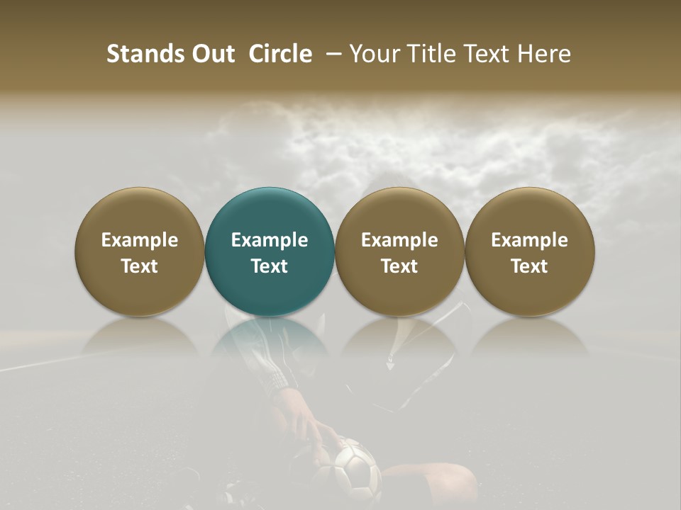 Portrait Beauty Storm PowerPoint Template