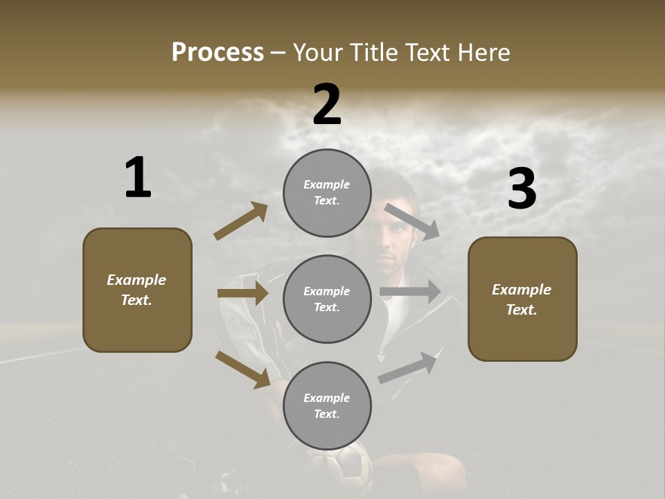 Portrait Beauty Storm PowerPoint Template