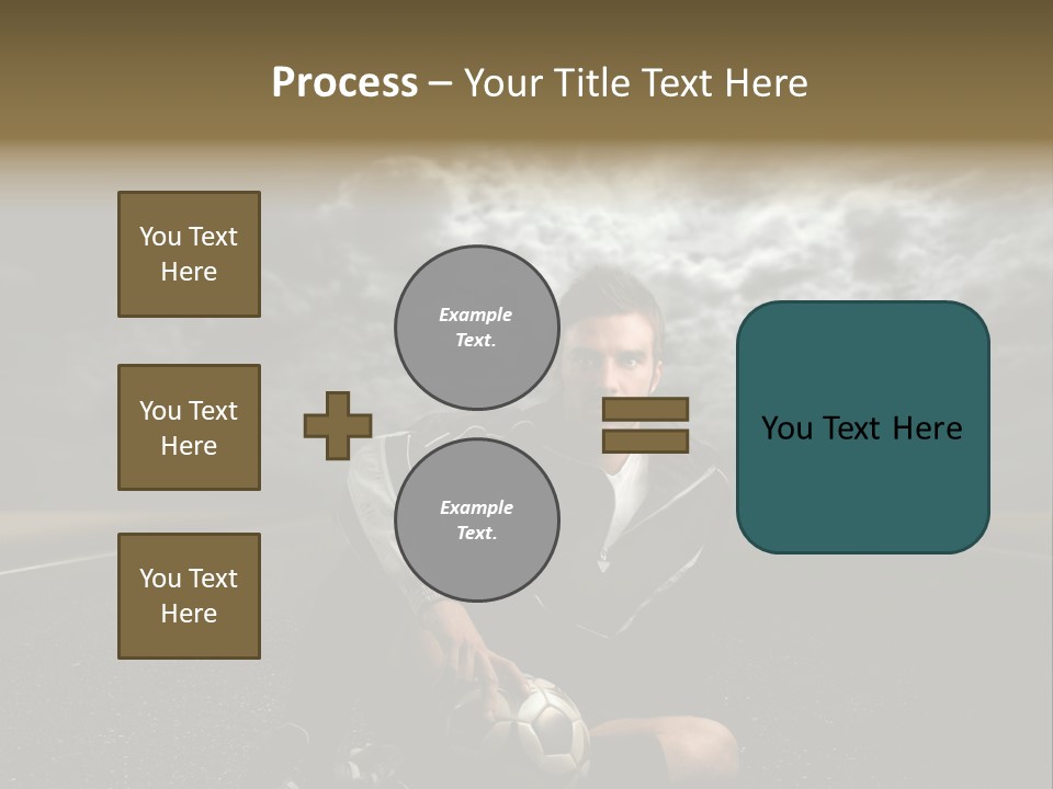 Portrait Beauty Storm PowerPoint Template