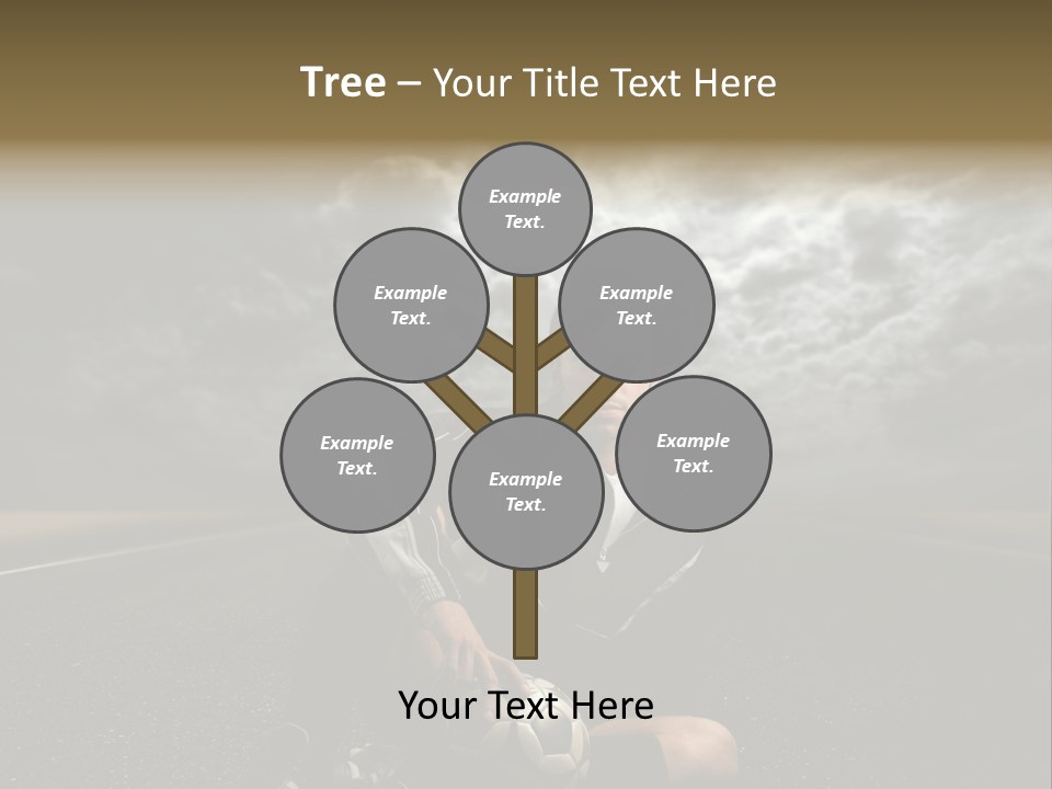 Portrait Beauty Storm PowerPoint Template