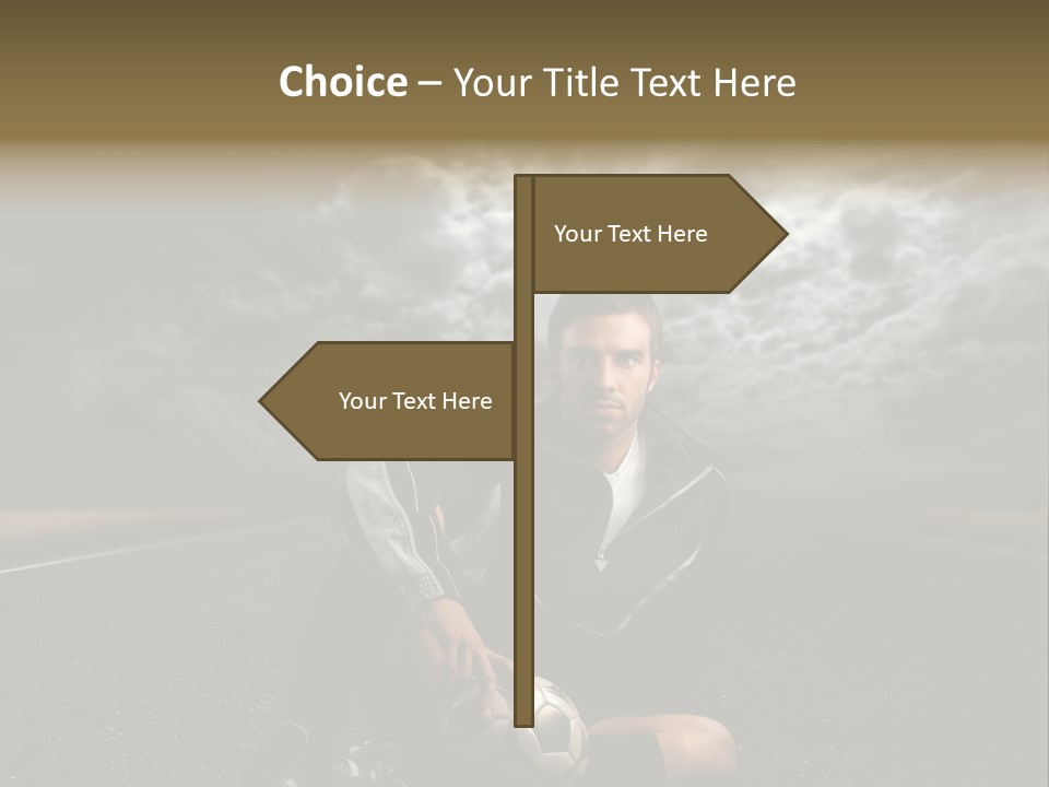 Portrait Beauty Storm PowerPoint Template