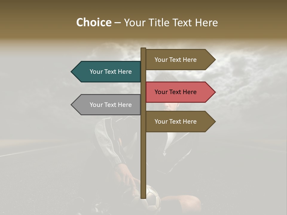 Portrait Beauty Storm PowerPoint Template