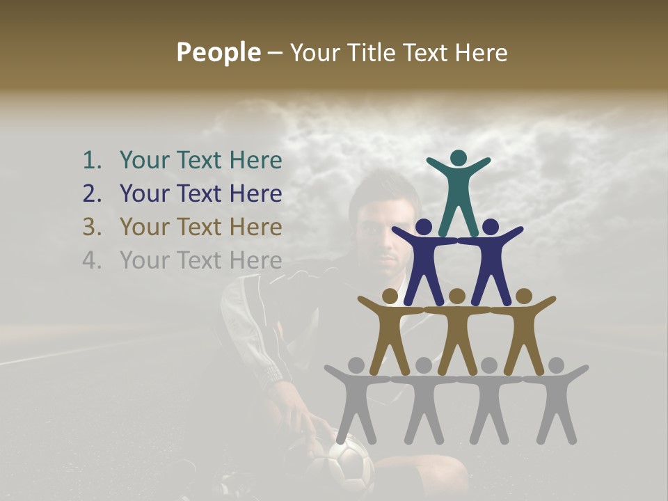 Portrait Beauty Storm PowerPoint Template