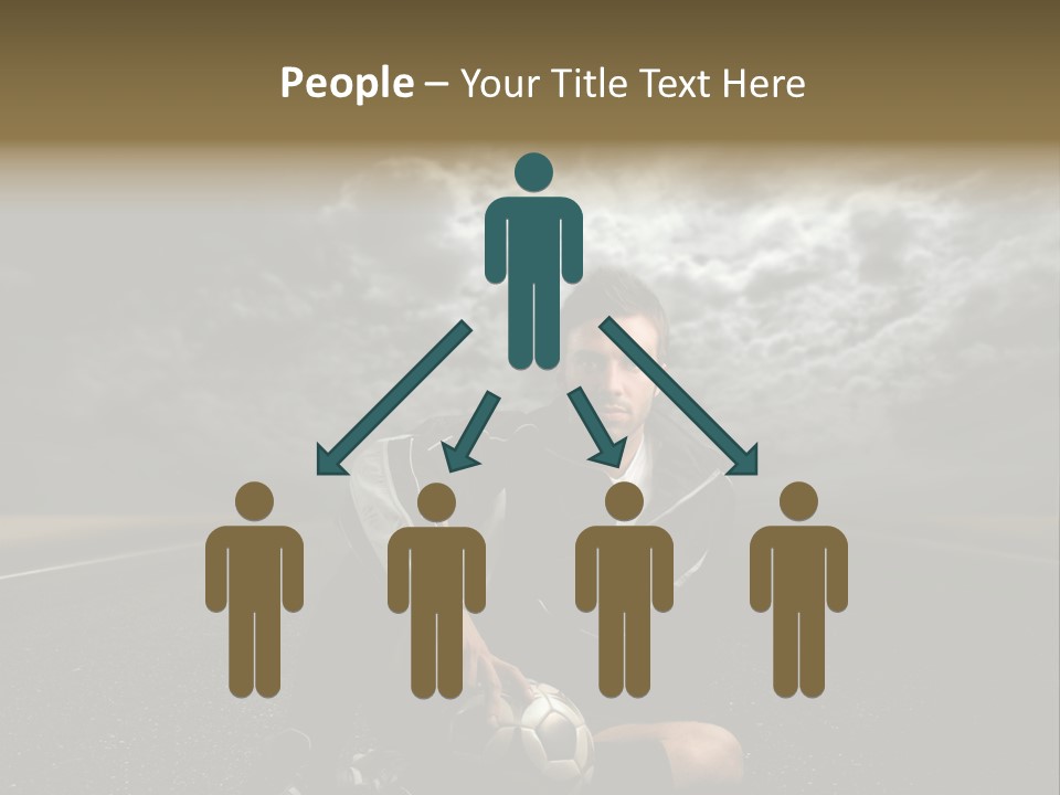 Portrait Beauty Storm PowerPoint Template