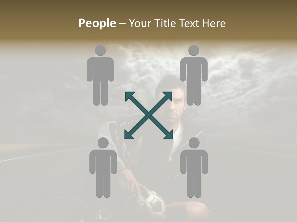 Portrait Beauty Storm PowerPoint Template