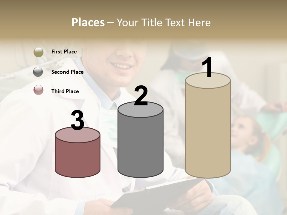 Workplace Woman Happy PowerPoint Template