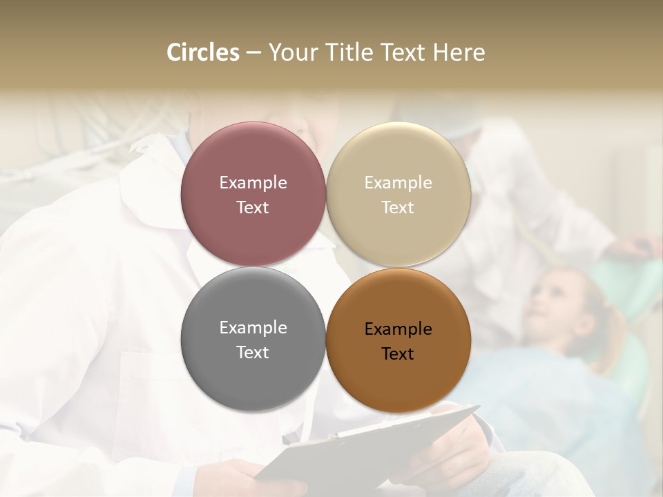 Workplace Woman Happy PowerPoint Template