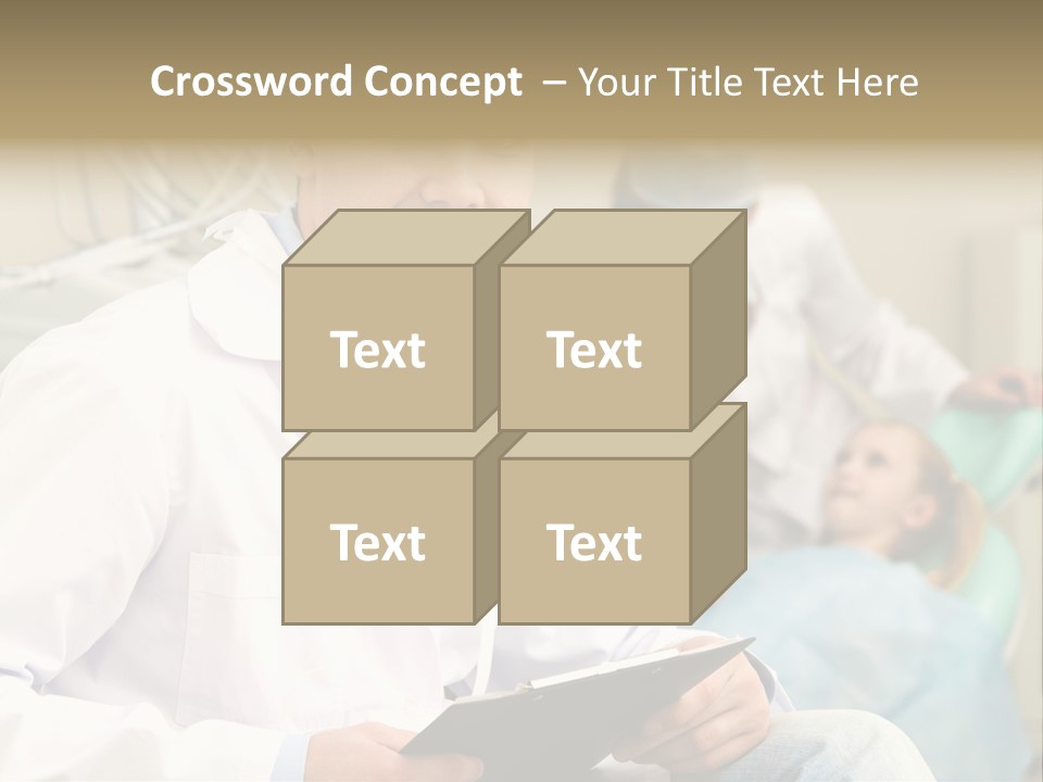 Workplace Woman Happy PowerPoint Template