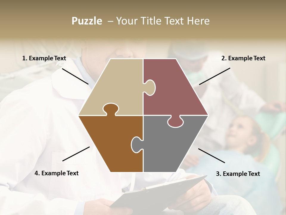 Workplace Woman Happy PowerPoint Template