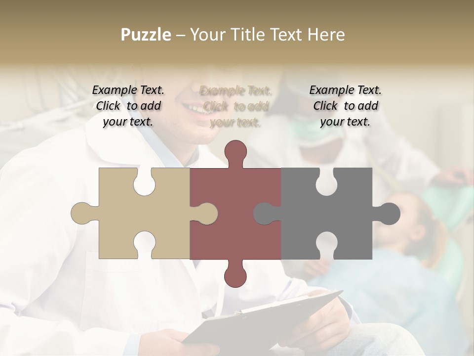 Workplace Woman Happy PowerPoint Template