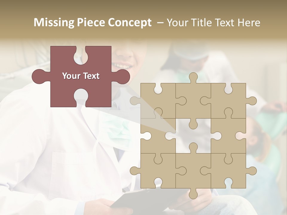 Workplace Woman Happy PowerPoint Template