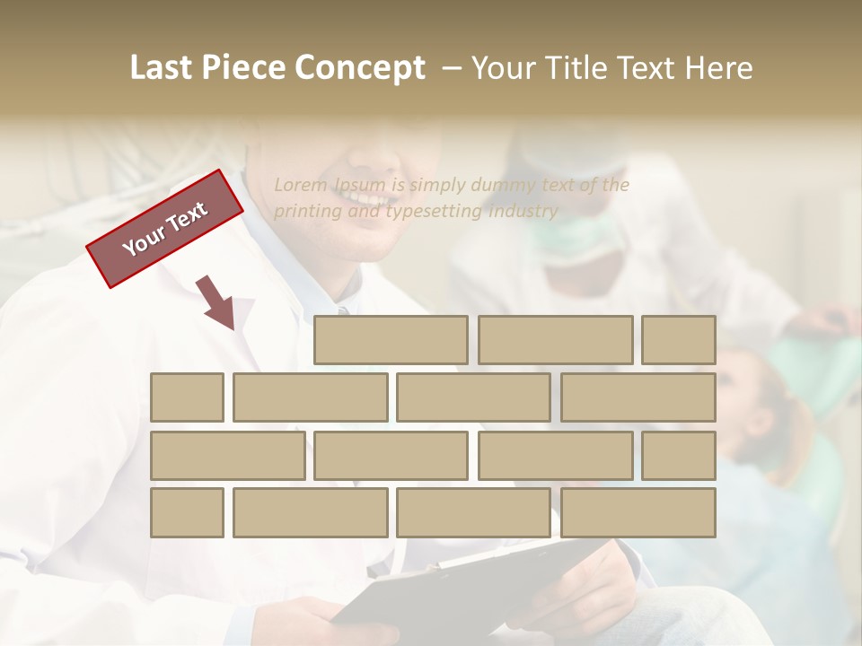 Workplace Woman Happy PowerPoint Template