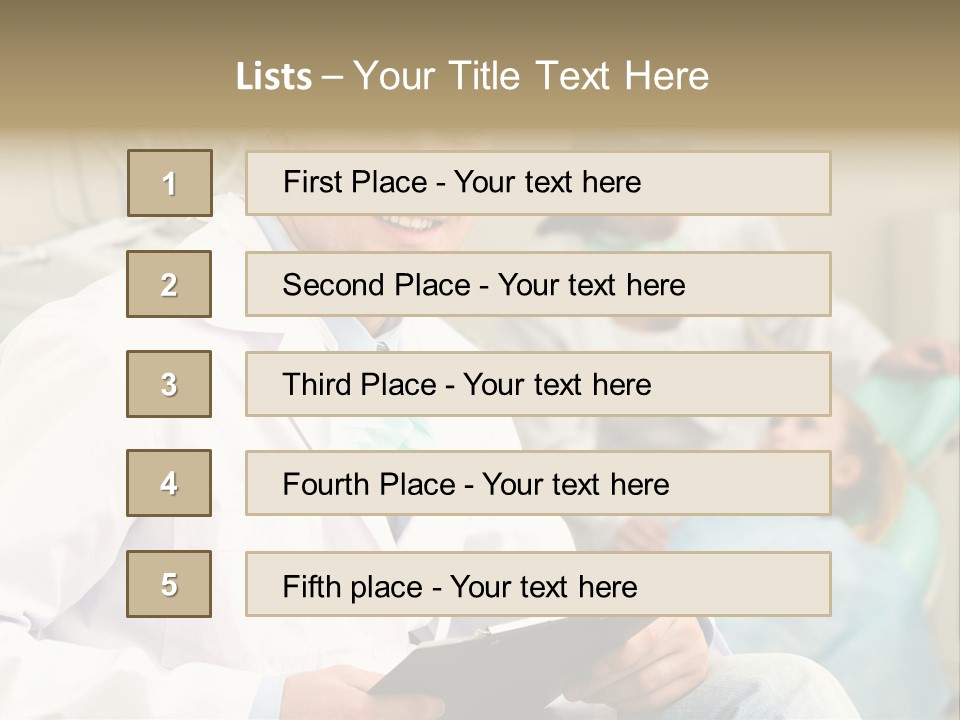 Workplace Woman Happy PowerPoint Template