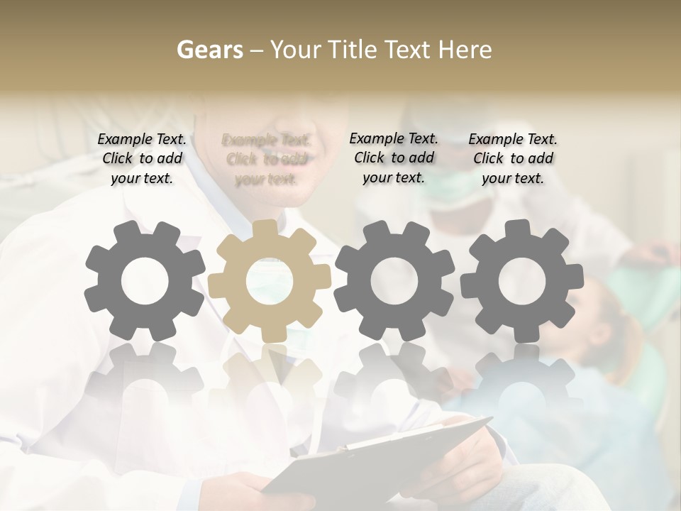 Workplace Woman Happy PowerPoint Template