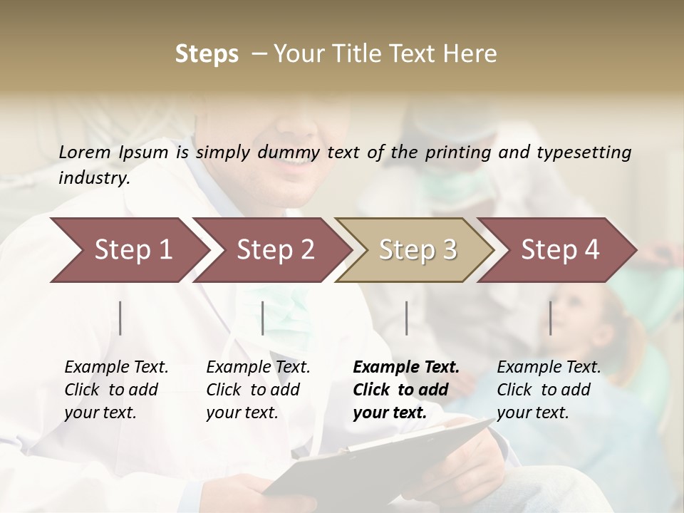 Workplace Woman Happy PowerPoint Template