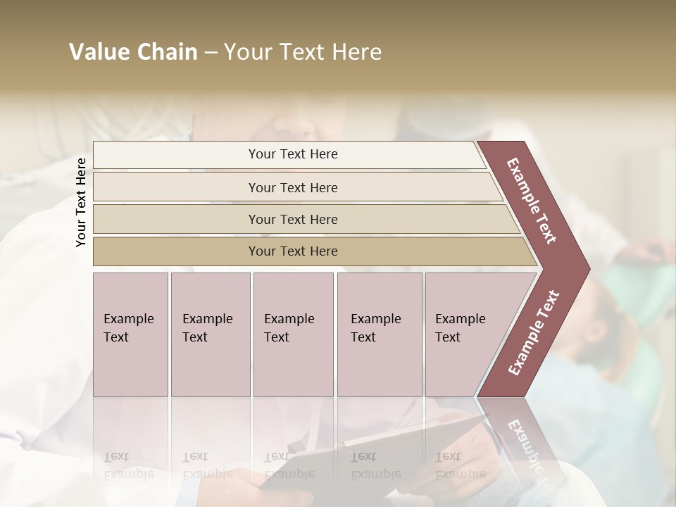 Workplace Woman Happy PowerPoint Template