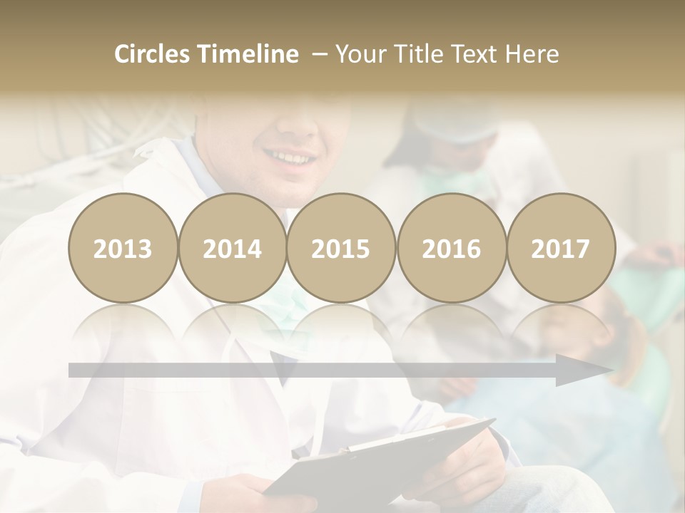 Workplace Woman Happy PowerPoint Template