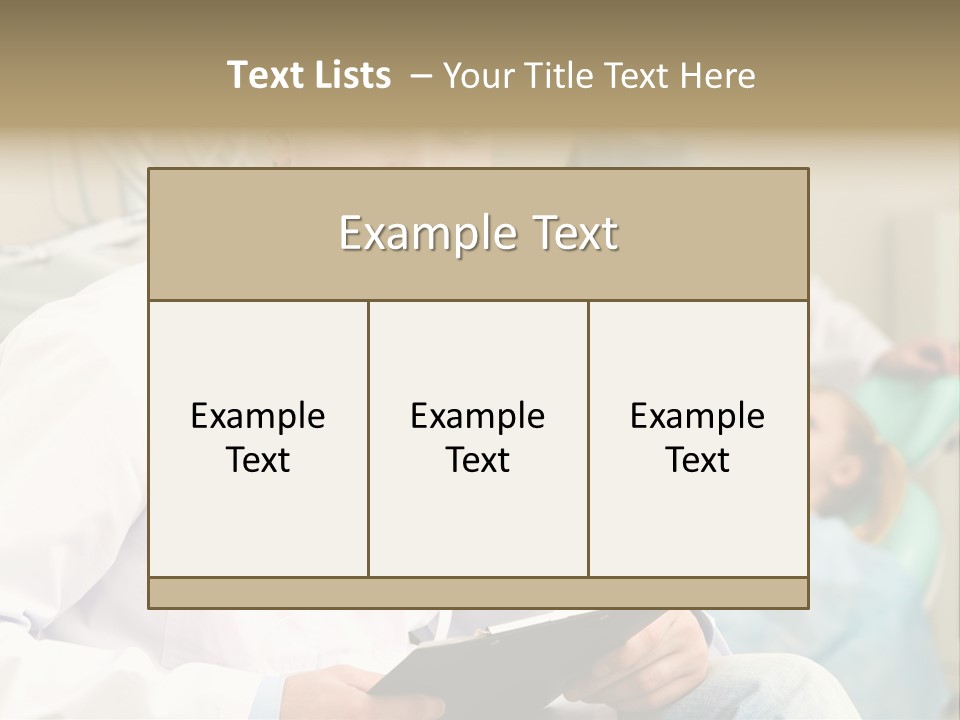 Workplace Woman Happy PowerPoint Template