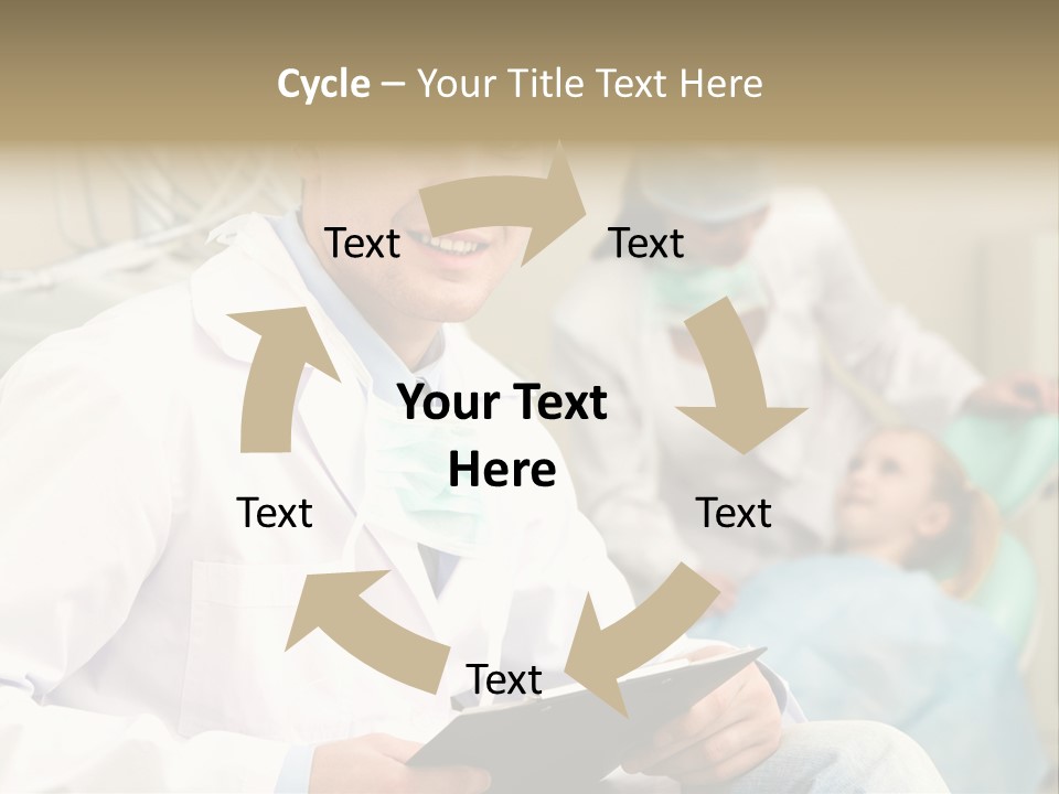 Workplace Woman Happy PowerPoint Template