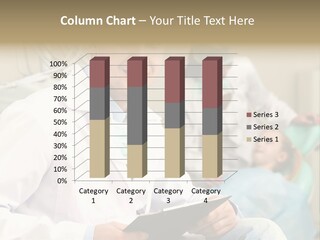 Workplace Woman Happy PowerPoint Template